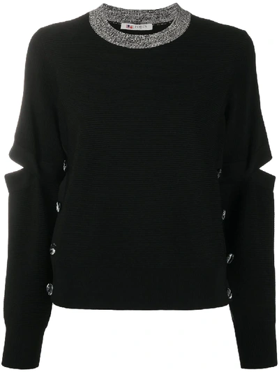 Ports 1961 Crew Neck Jumper In Black