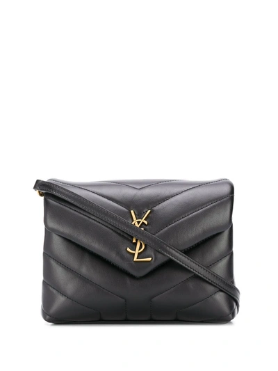 Saint Laurent Loulou Toy Crossbody Bag In Black