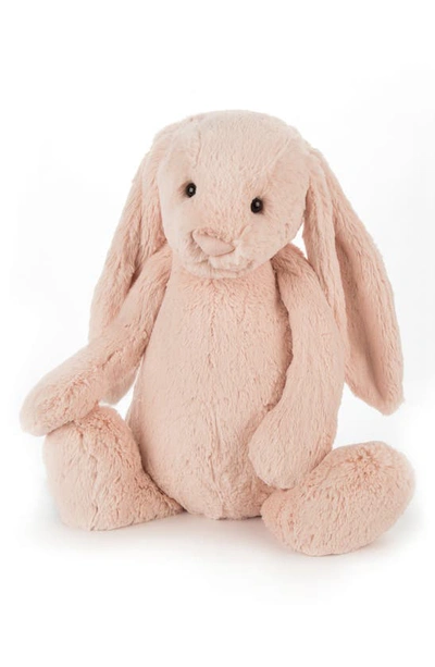 Jellycat Kids' Huge Bashful Blush Bunny Stuffed Animal In Blush/ Pink