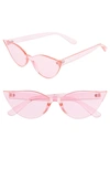 RAD + REFINED MONO COLOR CAT EYE SUNGLASSES,1234-220