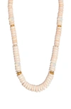 MADEWELL MOTHER-OF-PEARL BEADED NECKLACE,MA128