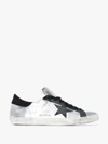 GOLDEN GOOSE GREY SUPERSTAR LEATHER SNEAKERS,GMF00101F0003126024615399312