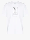 VETEMENTS WHITE LOVE IS GREEN COTTON T-SHIRT,UAH21TR68415253401