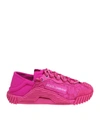 Dolce & Gabbana Slip On Ns1 In A Mix Of Materials In Pink