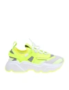 Dolce & Gabbana Daymaster Sneaker In Stretch Jersey In White