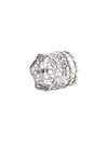 AURELIE BIDERMANN DENTELLE BAGUE RING SILVER,D0C61E01-F42C-6541-DF98-B6A0F0D2B805