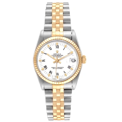 Rolex Datejust Midsize 31mm Steel Yellow Gold Ladies Watch 68273 In Not Applicable