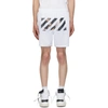 OFF-WHITE WHITE CARAVAGGIO ANGEL SHORTS