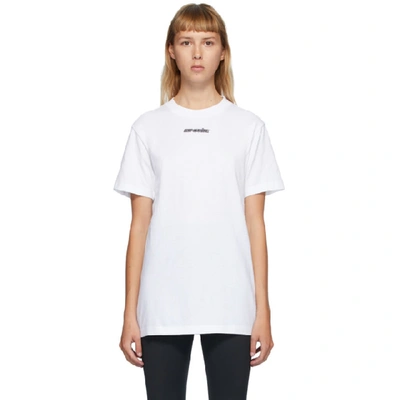 Off-white White Marker Arrows T-shirt In White/blue