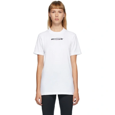 Off-white 白色 Hand Painters T 恤 In White/black