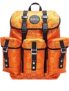 Gucci Off The Grid Gg Multi-pocket Backpack In Orange