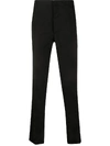 Alexander Mcqueen Slim-fit Tailored Trousers In Black