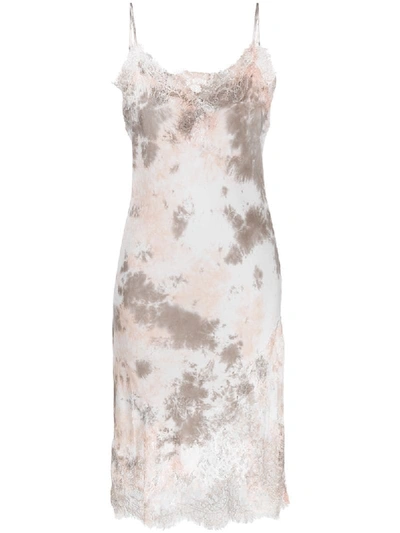 Gold Hawk Ella Lace-embellished Dress In Neutrals