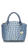 Brahmin Duxie Ombre Melbourne Embossed Leather Crossbody In Poolside
