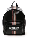 BURBERRY BURBERRY LOGO ICON STRIPE PRINT BACKPACK