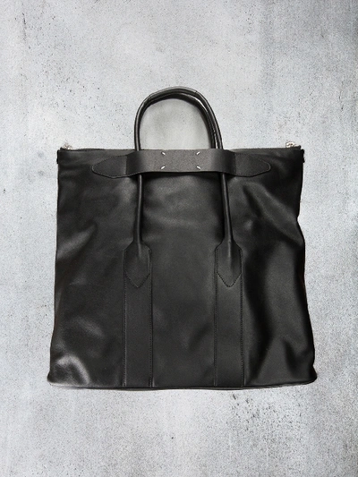 Maison Margiela Shoulder Bag Black Leather