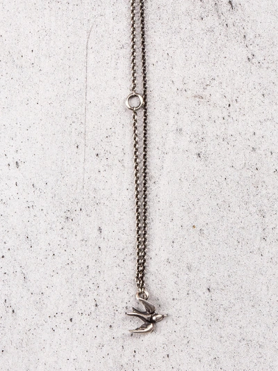 Werkstatt:münchen Mini Swallow Necklace In Metallic