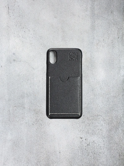 Loewe Logo Embossed Iphone 7 And 8 Cover In Black