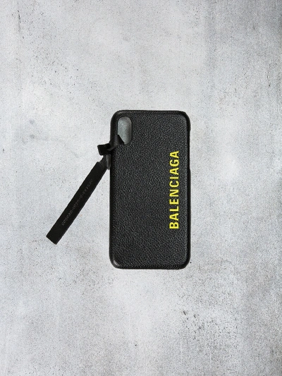 Balenciaga Iphone X Case In Black