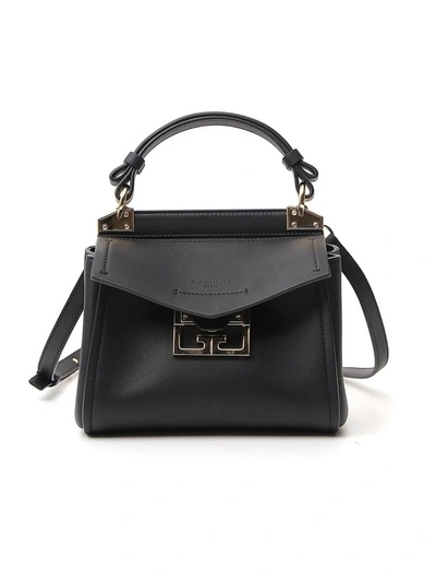 Givenchy Mystic Mini Leather Handbag In Black