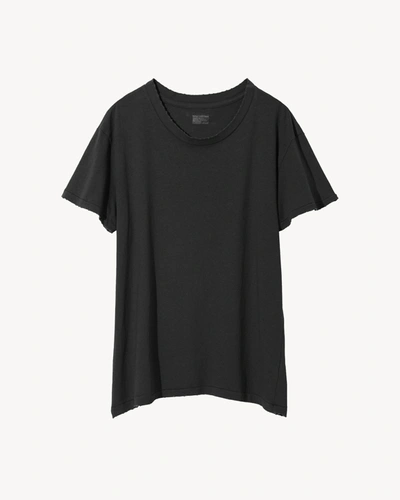 Nili Lotan Brady Tee In Slate Blue In Washed Black