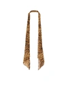 Nili Lotan Campbell Neck Tie In Ginger Leopard Print