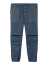 Nili Lotan Cropped Military Pant In Worker Blue
