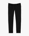 Nili Lotan Reta Cropped Wool-blend Twill Straight-leg Pants In Jet Black