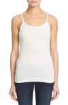 Joie 'coraline' Cotton Camisole In Porcelain