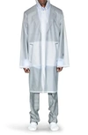 VETEMENTS TRANSLUCENT LOGO RAINCOAT,UAH21JA025 1300