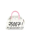 BALENCIAGA VILLE LEATHER TOP HANDLE BAG,0400012747198