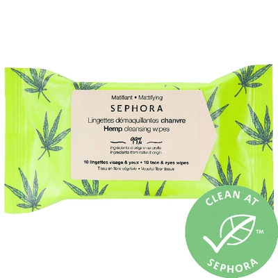 Sephora Collection Clean Cleansing & Gentle Exfoliating Wipes 10 Wipes