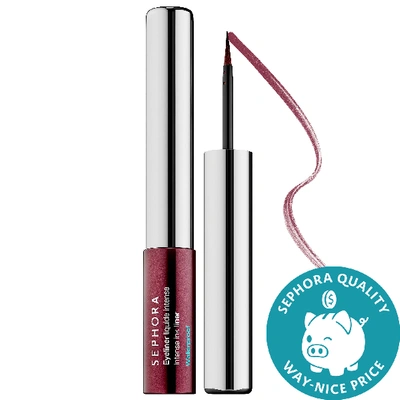 Sephora Collection Intense Felt-tip Liquid Waterproof Eyeliner 10 - Metallic Rich Plum 0.09 oz/ 2.8 ml