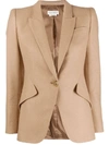 ALEXANDER MCQUEEN FITTED SINGLE-BREASTED BLAZER