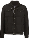DSQUARED2 PADDED BUTTON-FRONT JACKET