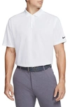 Nike Golf Victory Dri-fit Short Sleeve Polo In White/black