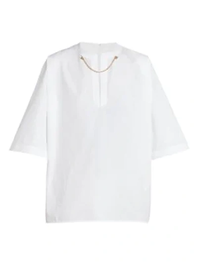 Givenchy Chain Detail Tunic In White