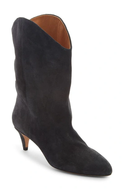 Isabel Marant Dernee Bootie In Faded Black