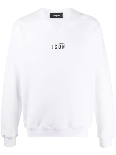 DSQUARED2 MINI ICON-PRINT CREW NECK SWEATSHIRT
