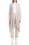 BRUNELLO CUCINELLI CASHMERE & SILK PONCHO,MSCDVSP18