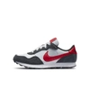 Nike Big Boys Md Valiant Casual Sneakers From Finish Line In Grey Fog,dark Smoke Grey,white,university Red