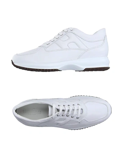 Hogan Summer Interactive White Leather Sneakers