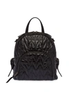 MIU MIU MATLASSÉ QUILTED BACKPACK