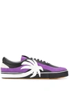 Palm Angels Vulc Palm Low Sneakers Pmia047e20lea002 In Purple