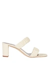 STAUD Frankie Leather Slide Sandals,060056505898