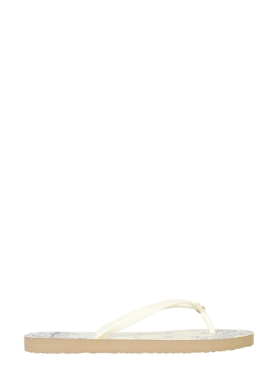 Tory Burch Printed Thin Flip-flop In New Ivory/ Ivory Americana