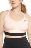 Nike Indy Sports Bra In Wshcrl/black