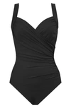 Miraclesuitr Solid Sanibel Dd-cup One-piece Swimsuit In Black