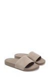 Allsaints Karli Slide Sandal In Taupe Suede