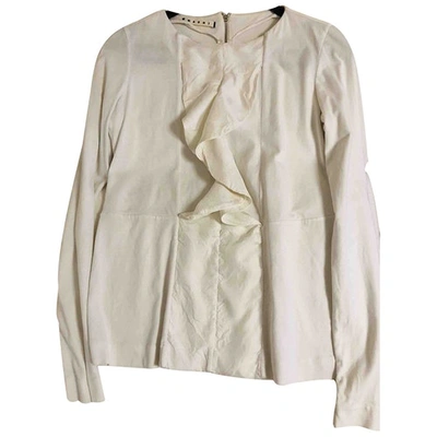 Pre-owned Marni Blouse In White